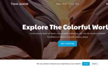 Kenta Travel Journal (screenshot desktop)