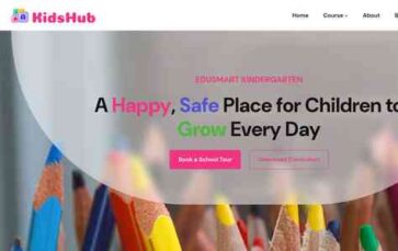 Kids Hub (screenshot desktop)