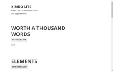 Kimbo Lite (screenshot desktop)