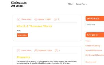 Kindergarten Art School (screenshot desktop)