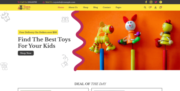 Kindergarten Learning (WordPress)