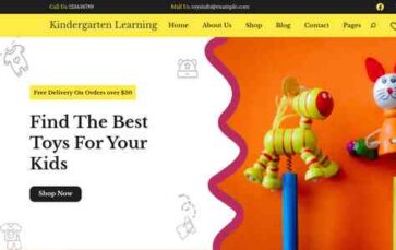 Kindergarten Learning (screenshot desktop)