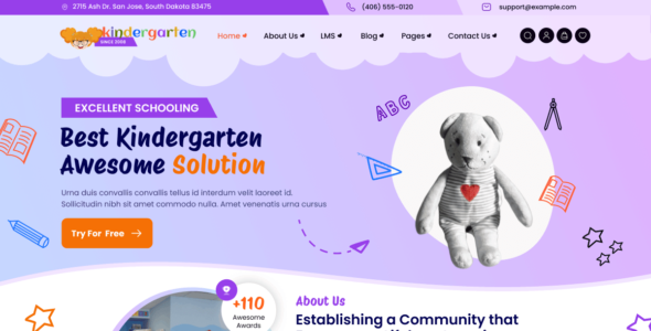 Kindergarten Playschool (WordPress)