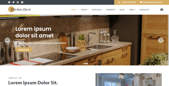 Kitchen Decor (WordPress)