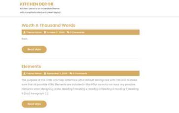 Kitchen Decor (screenshot desktop)