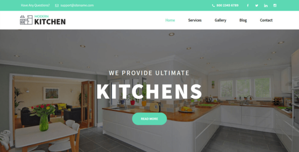 Kitchen Design (WordPress)