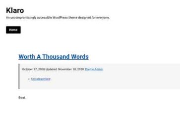 Klaro (screenshot desktop)