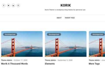 Korik (screenshot desktop)