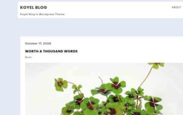 Screenshot Desktop Koyel Blog (screenshot desktop)
