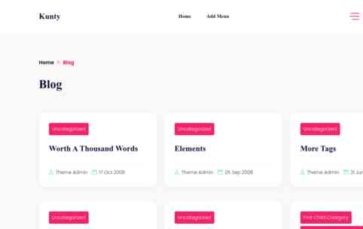 Kunty (screenshot desktop)