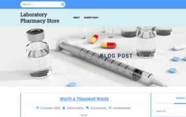 Laboratory Pharmacy Store (screenshot desktop)