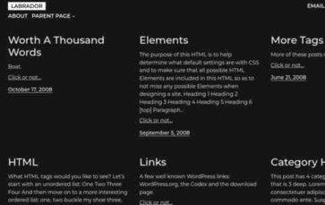 Labrador (screenshot desktop)