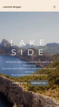 Lakeside Blogger (screenshot mobile)