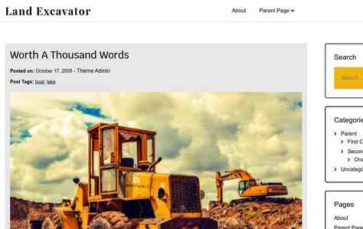 Land Excavator (screenshot desktop)