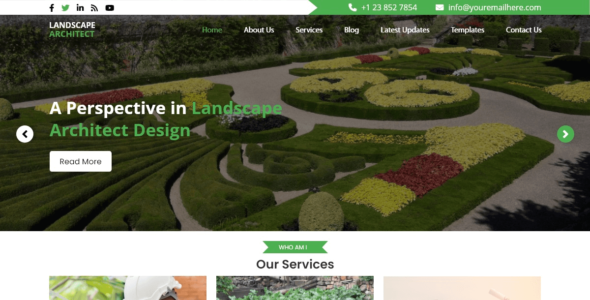 Landscape Architecture (WordPress)