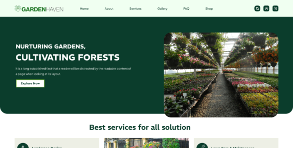 Landscape Gardening (WordPress)