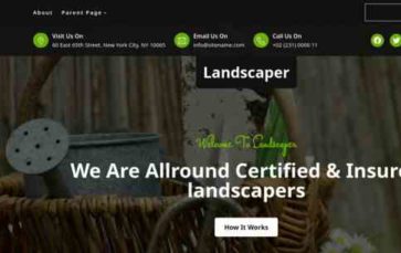 Landscaper (Rising Themes) - (screenshot desktop)