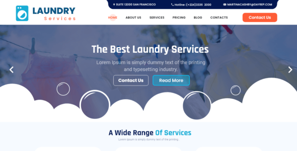 Laundry Care (WordPress)