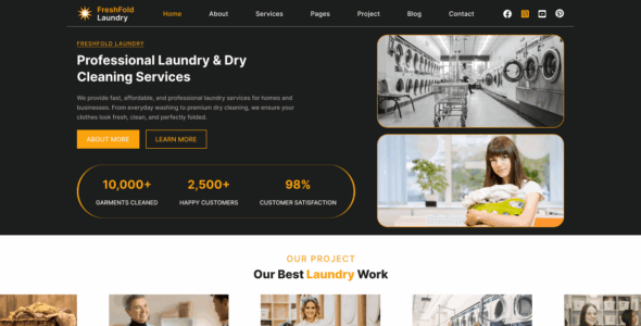 Laundry Cleaning (WordPress)