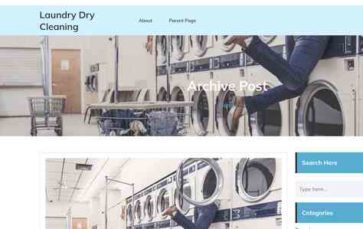 Laundry Dry Cleaning (screenshot desktop)