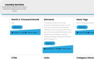 Laundry Services (screenshot desktop)