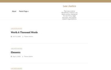 Law Justice (screenshot desktop)