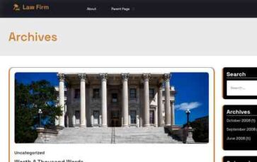 Lawyer Consultant Firm (screenshot desktop)