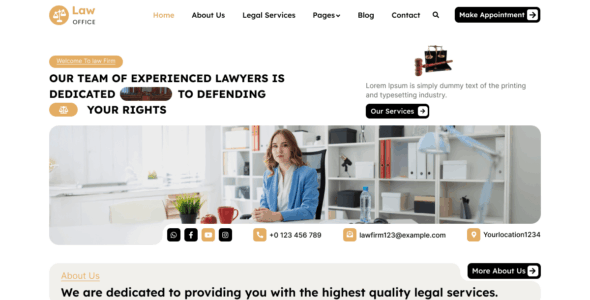 Lawyer Legal Firm (WordPress)