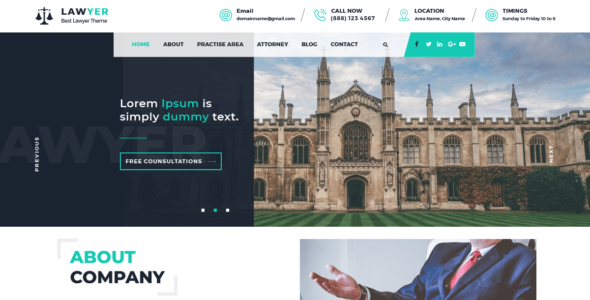 Lawyer Lite (WordPress)