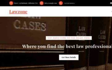 Lawzone (screenshot desktop)