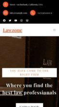 Lawzone (screenshot mobile)