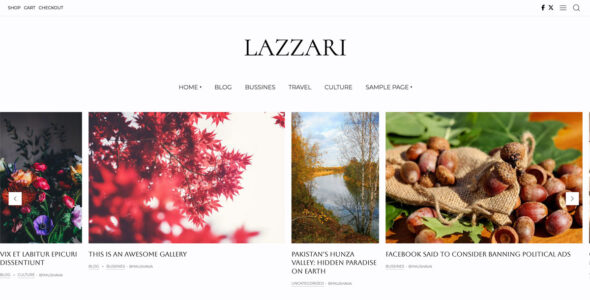 Lazzari Blog Magazine (WordPress)