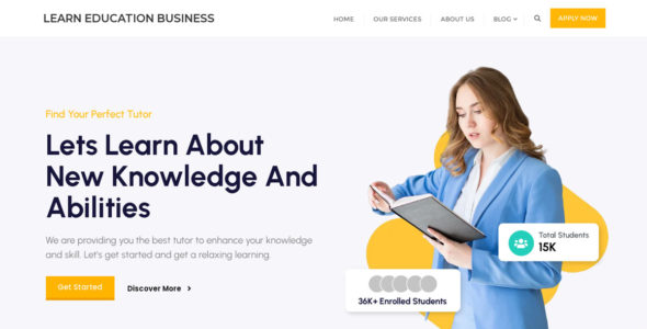 Learn Education Business (WordPress)
