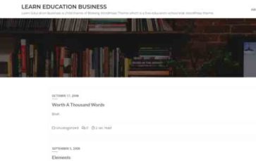 Learn Education Business (screenshot desktop)