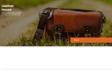 Leather House (screenshot desktop)