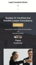Legal Consultant Blocks (screenshot mobile)