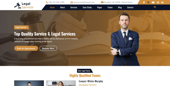 Legal Services Firm (WordPress)
