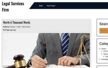 Screenshot Desktop Legal Services Firm (screenshot desktop)