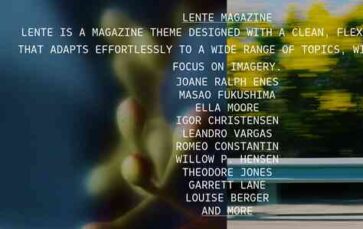 Lente (screenshot desktop)