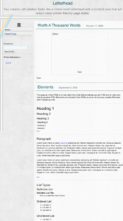Letterhead (screenshot mobile)