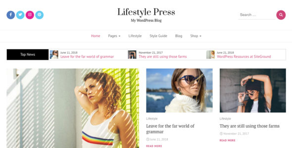 Lifestyle Press (WordPress)