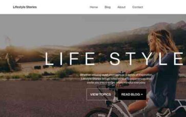 Lifestyle Stories (screenshot desktop)