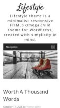 Lifestyle (Themehit) (screenshot mobile)