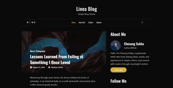 Linea Blog (WordPress)