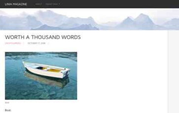 Linia Magazine (screenshot desktop)