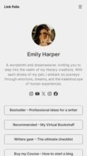 Link Folio (screenshot mobile)