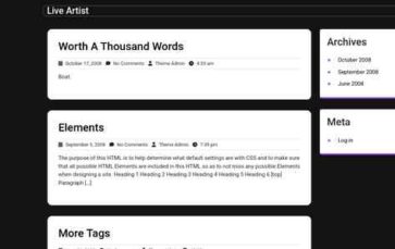 Live Artist (screenshot desktop)