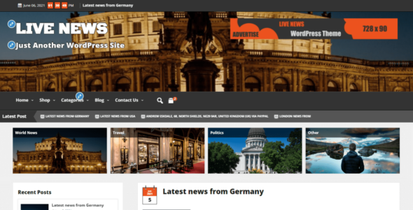 Live News (WordPress)