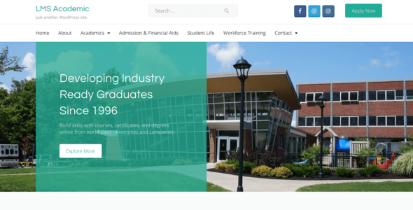 LMS Academic (WordPress)