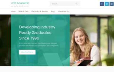 LMS Academic (screenshot desktop)